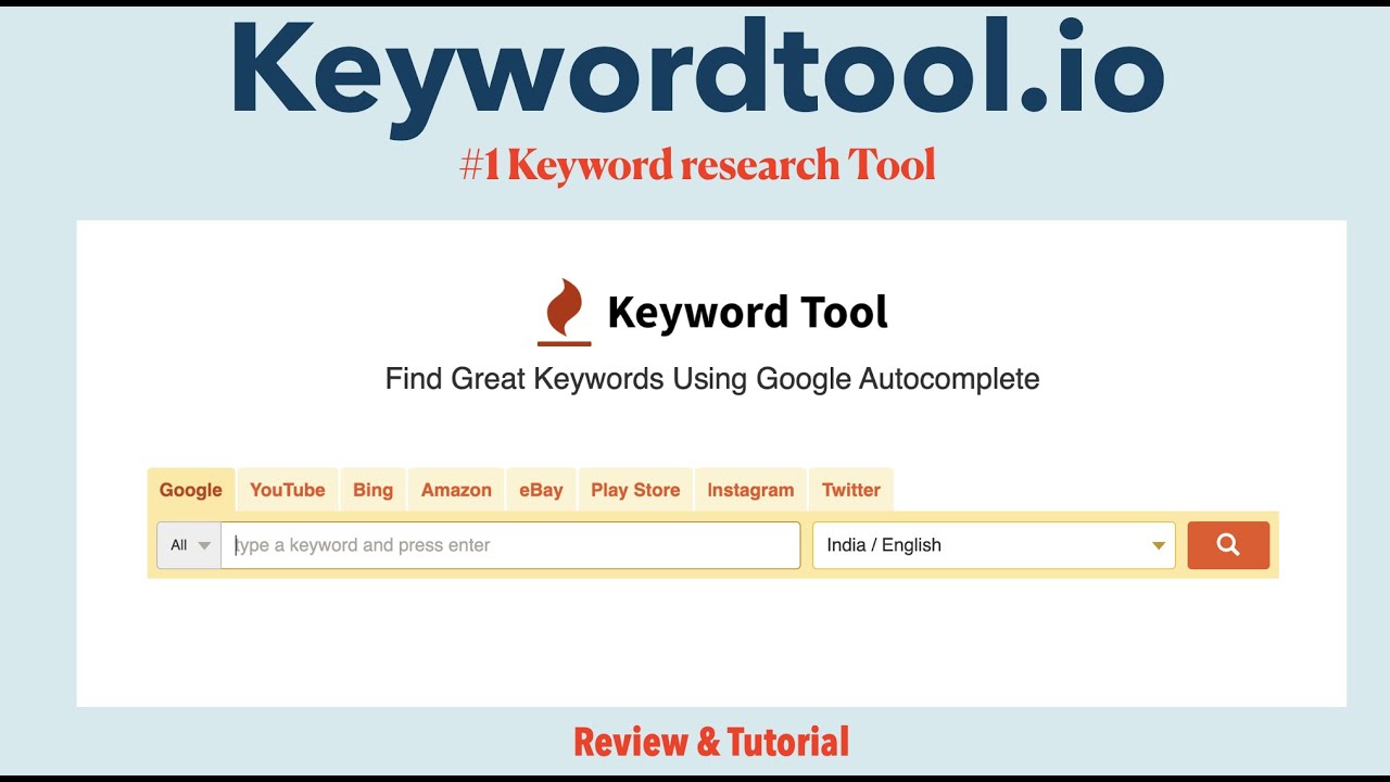 KeywordTool.io Alternatives