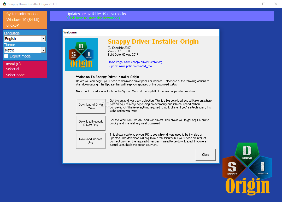 Snappy Driver Installer Origin Alternatives