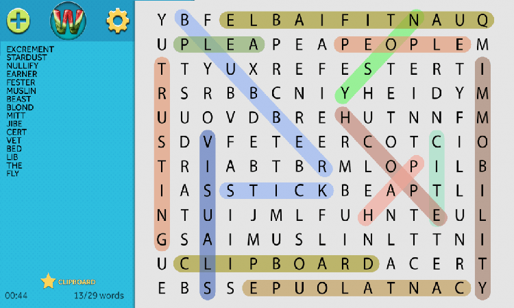 The word search Alternatives