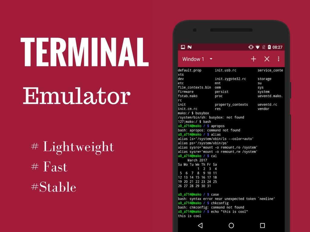 Android Terminal Emulator Alternatives