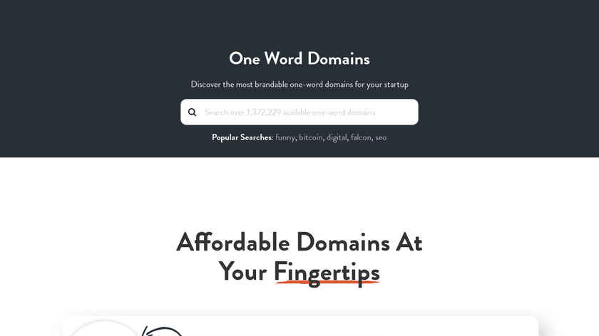 One Word Domains Alternatives