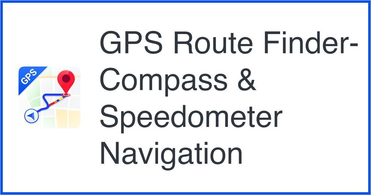GPS Route Finder - Compass Alternatives