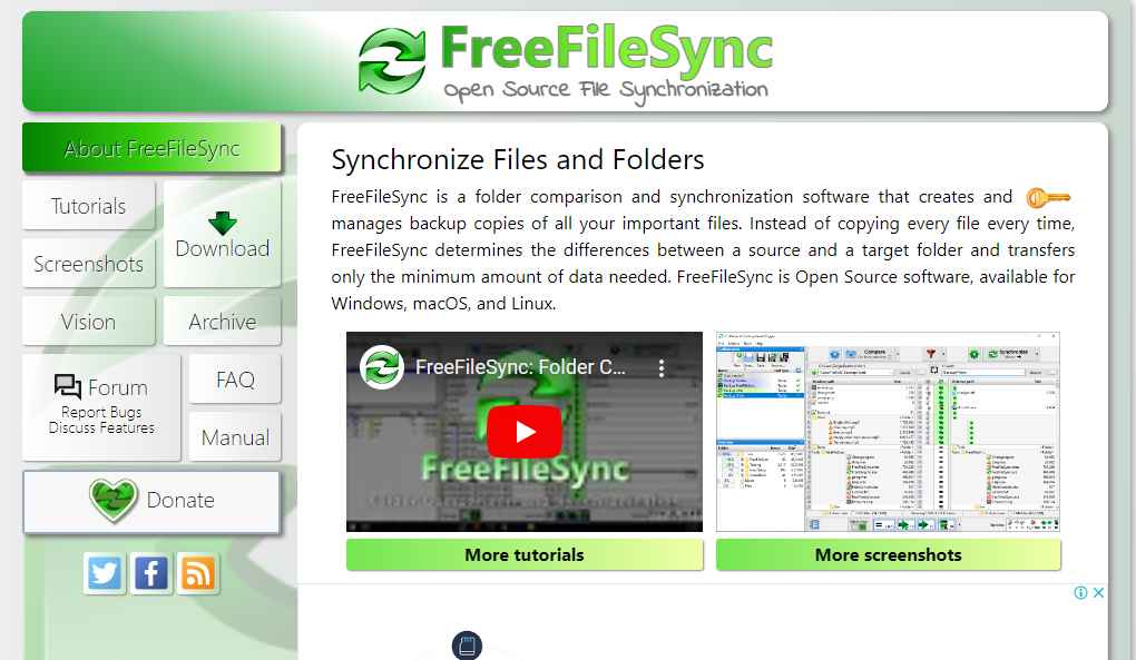 FreeFileSync Alternatives