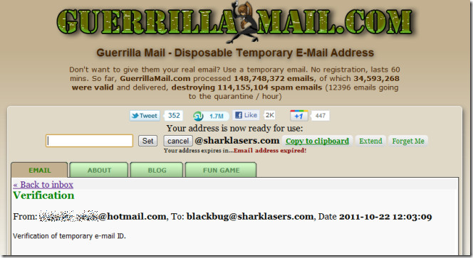 Guerrilla Mail Alternatives