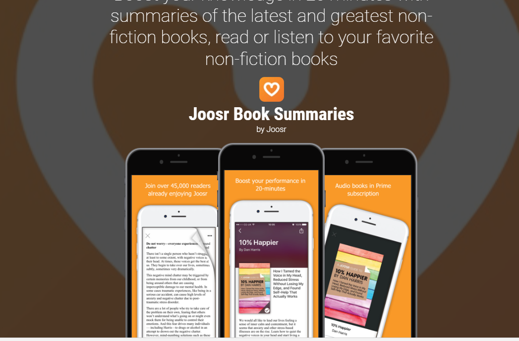 Joosr Book Summaries Alternatives