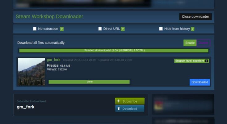 where to find steam workshop downloads in file