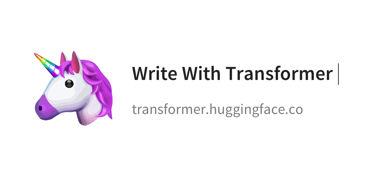 Write With Transformer Alternatives