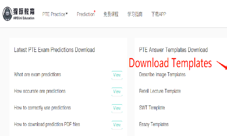 PTE Exam Practice: APEUni