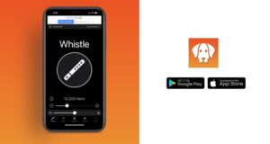 Dog whistle & training app